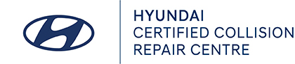 Hyundai Certified Collision Repair Centre Badge - Your Assurance of Quality Hyundai Repairs